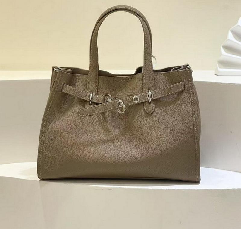 Tote Bag Women's 2025 New Leather First Layer Cowhide Versatile Premium Large-capacity Shoulder Portable Messenger Commuter Bag