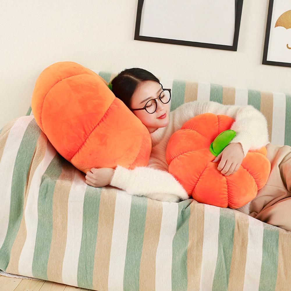Kawaii Plush Pumpkin Pillow Soft Stuffed Toy For Kids Baby Friends Birthday Gift Home Decor Cushion