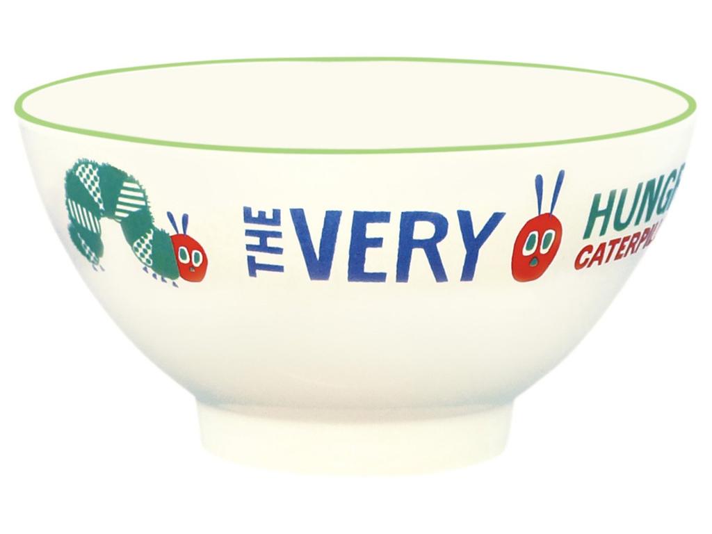 Very Hungry Milky Lacquered Diameter Product Number 807530 "The Caterpillar" Children's Bowl, 10.4cm, Children's Tableware,