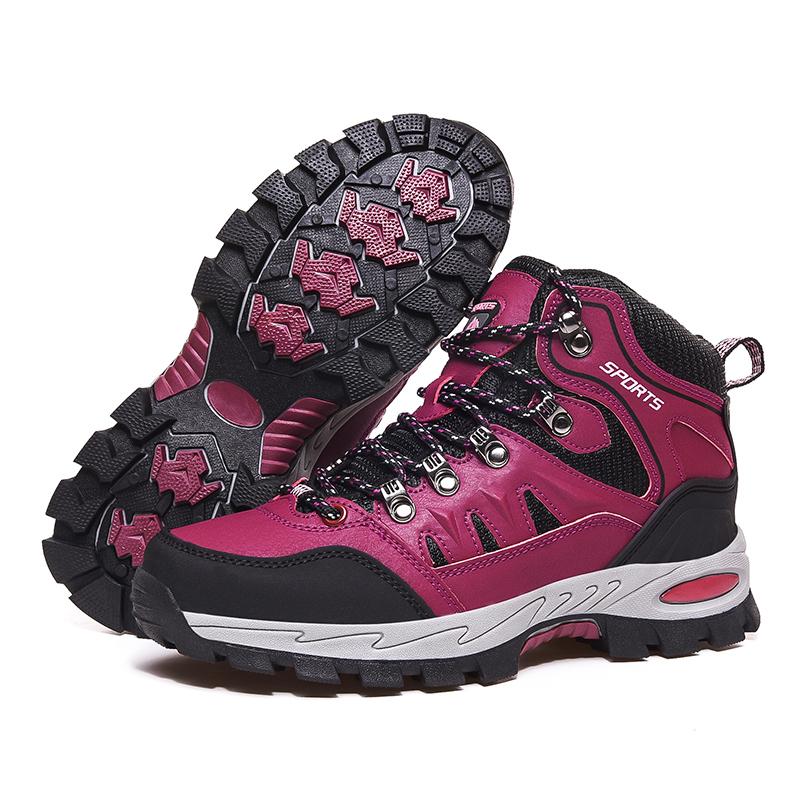 Outdoor Hiking Boots Men's Women's Spring And Autumn Hiking Wear-resistant Mountain Sports Boots Hunting Sports Shoes