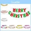 Eye-catching Merry Christmas Balloons And Happy New Year Bunting For Festive Events
