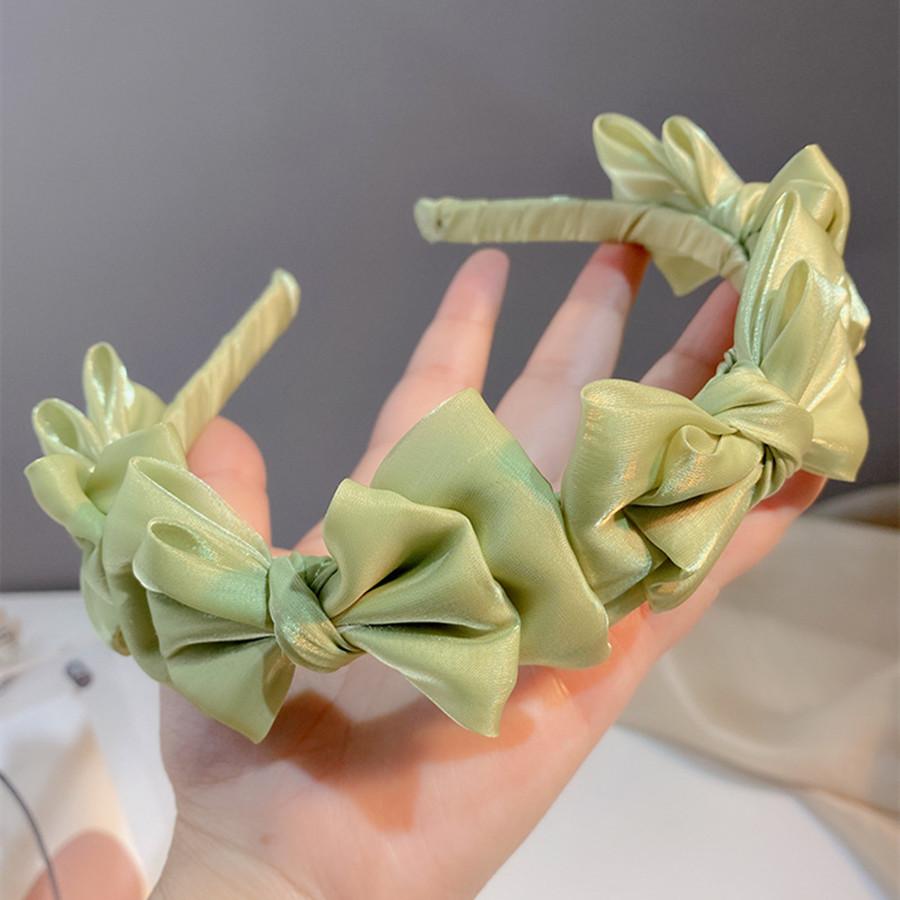 Accesorii de Păr Noi Temperamen Pălărie de Cap Primăvară Vară Plasă Mătase Bandă de Păr Stil Coreean Bandă de Păr Femei Bandă de Păr Fundă Cerc de Păr