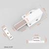 Invisible Magnetic Door Catch Rebound Self-locking for Latch Handle-free Cabinet Push for Latch Double open Door Stopper