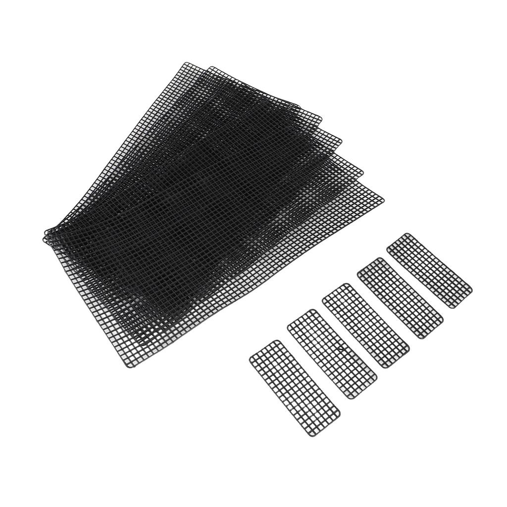 20 Stück Plastik-Netz-Leinwandblätter für Stickerei, Basteln, Häkeln, Geldbörsenherstellung, Strickhäkeln DIY