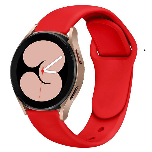 Cinturino in Silicone da 20 mm per Samsung Galaxy Watch 7 44mm 40mm/6 5 4 Classic Cinturino per Samsung Watch 5 Pro 45mm Accessori Cinturino