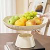 Fruit Bowl Decorative Creative Fruits Holder Dish for Kitchen Counter Pedestal Snacks Bread