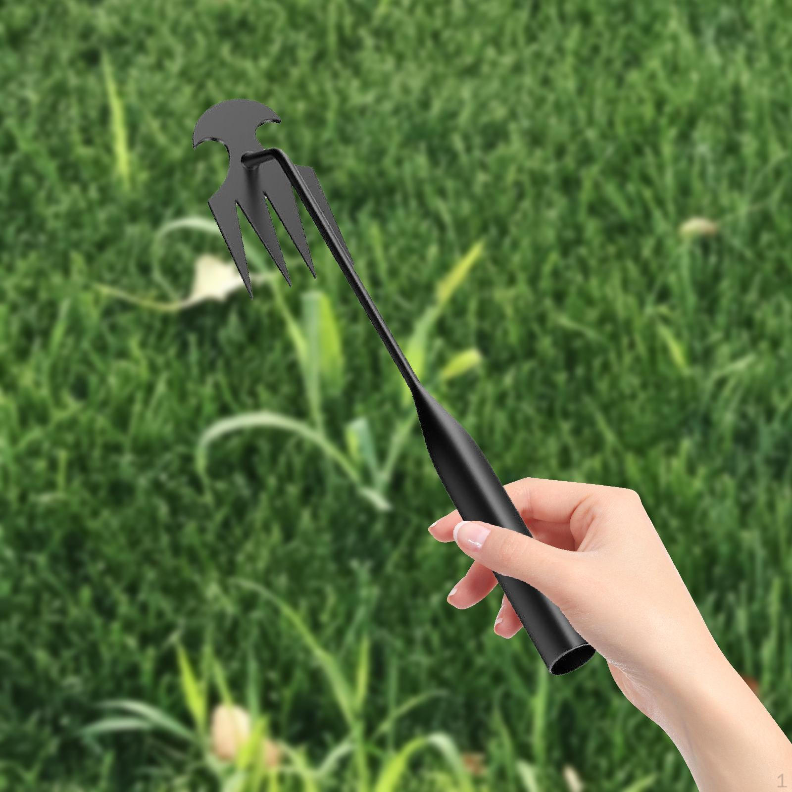 Garden Grass Remover Pulling Tool Heavy-duty Planting Digging Versatile Hand Weed 27 cm