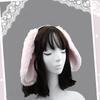 Cute Bunny Ears Headband Plush Rabbit Hair Hoop Headwear Cosplay Costume Hair Accessories For Adults Party