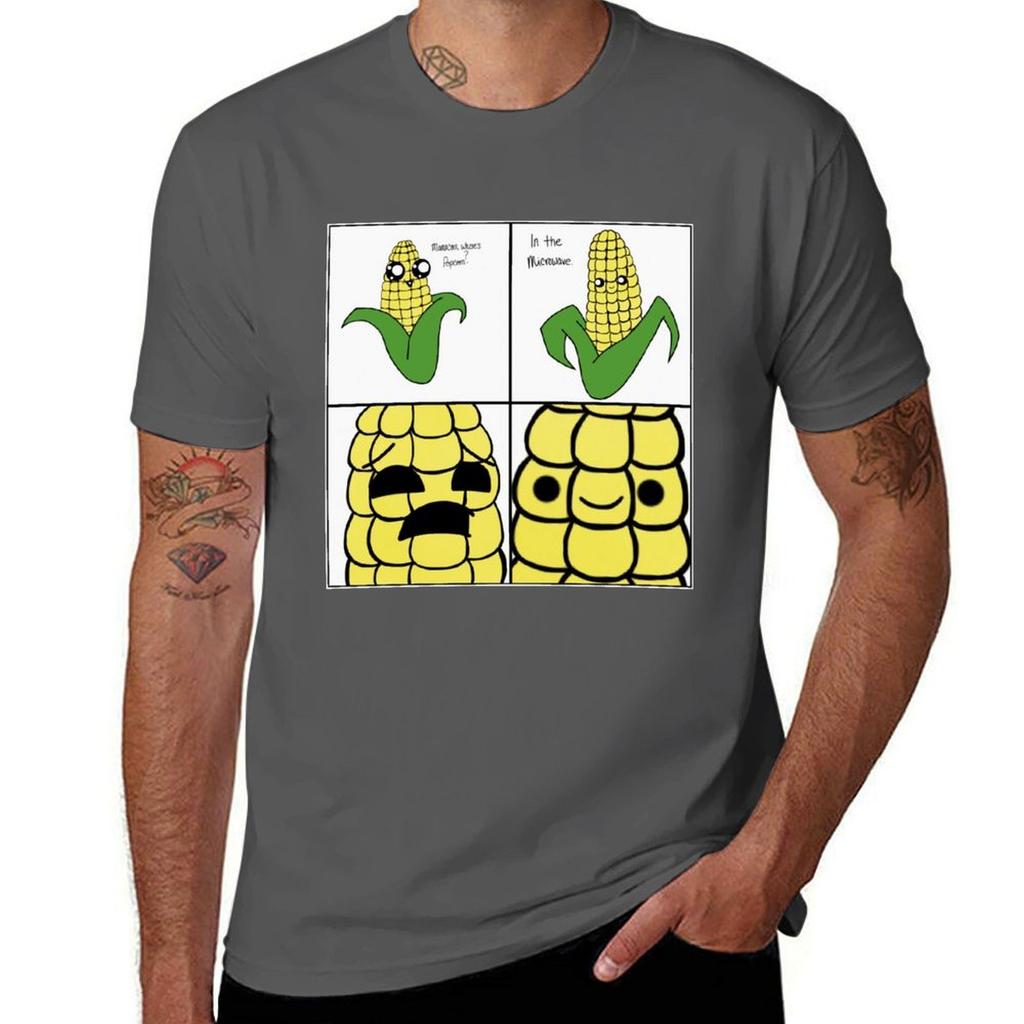 Popcorn TShirt Summer Sports Quick Dry TShirt