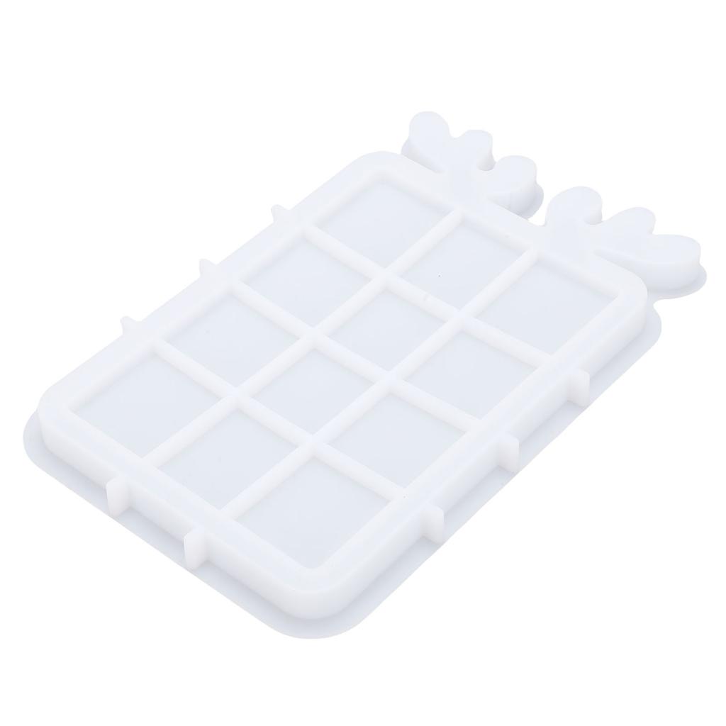 Tray Mold Xmas Themed Deer Antler Shaped Silicone Rectangular Serving Platter Mold for Craft