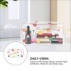Cosmetics Storage Bag See Through Travel Toiletry Bag Portable 175x10cm 1Pack