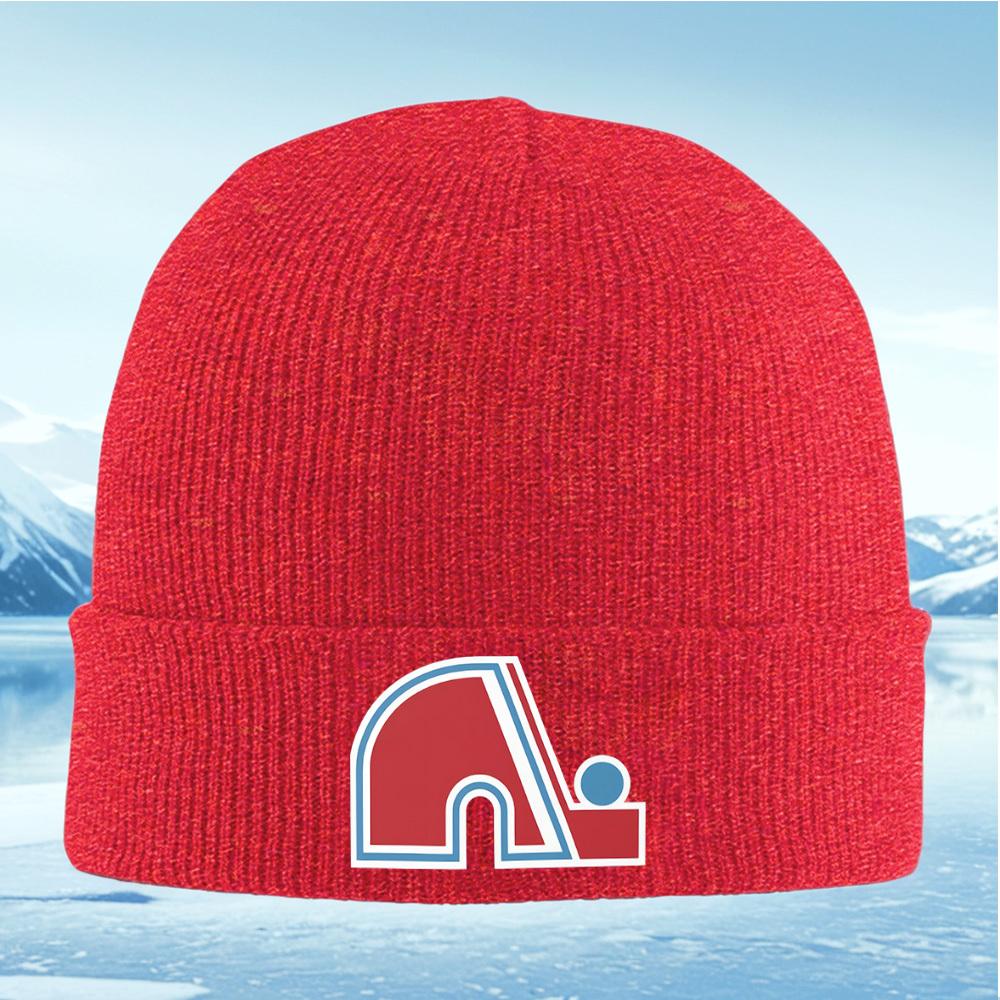 

Red and Blue Geometric Design Men Women Unisex Knitted Hat Beanie Pullover Cap Winter Thermal Warm Christmas Outdoor Cycling Hik