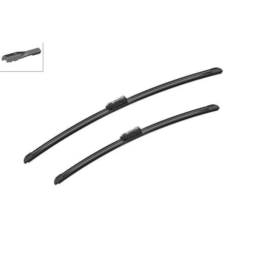 BOSCH Imported Car Flat Wiper Blade Aero Twin Car Models Only 600/500mm A298S