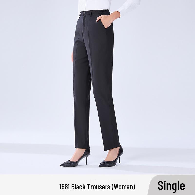 Non-Iron Professional Slim Straight Leg Grey Suit Pants for Men & Women – Ideal Formal Workwear for Commuting