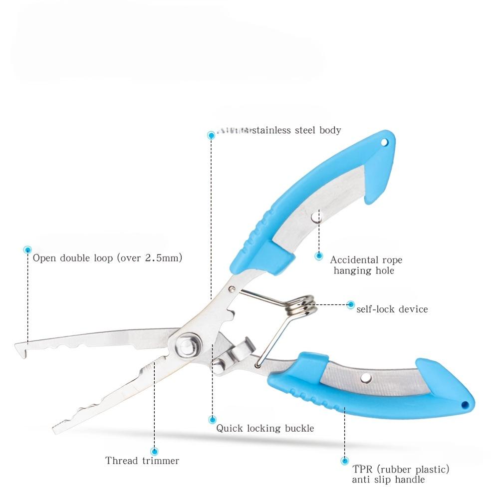 Multi-Functional Rust-Proof Fishing Pliers Set with Line Cutter