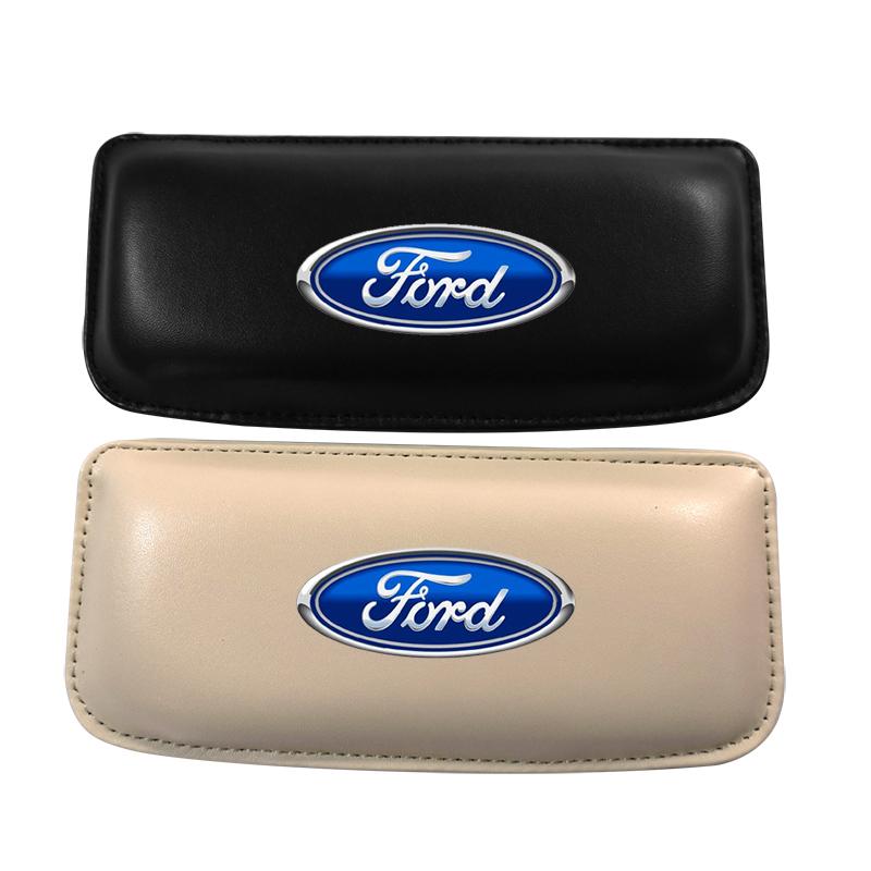 Car Pillow Car Knee Pad Auto Cushion Elastic Memory Foam Leg Pad For Ford Focus Mk2 Mk3 Fiesta Fusion Ranger Mondeo S-MAX Kuga