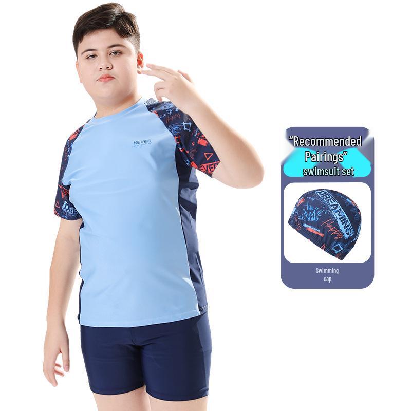 Plus Size Swimsuit for Kids & Teens: Boys' & Girls' Split Swimwear for Larger Sizes