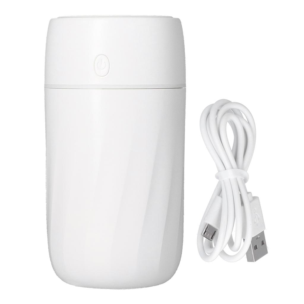 300ml Mini Luftbefeuchter Tragbar Bunte Lichter USB Luftbefeuchter für Zuhause Schlafzimmer Büro AutoWeiß