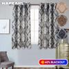 1 PC 100x130 Short Modern 40% Semi-blackout Jacquard Window Curtain for For Living Room Bedroom Home Decor