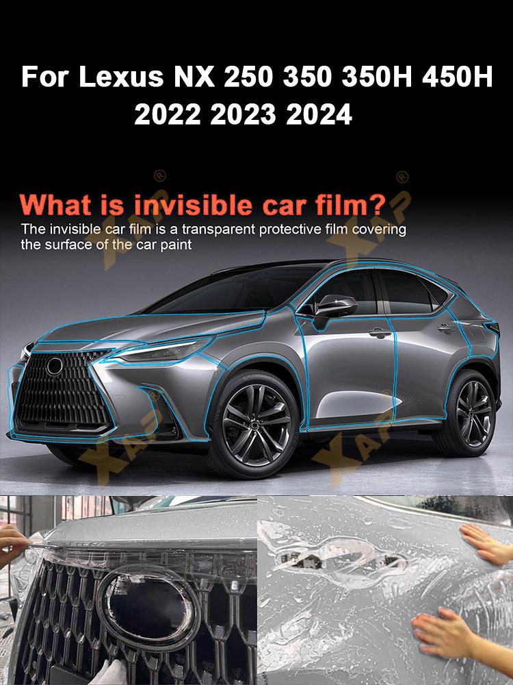 Lexus NX TPU Invisible Anti-Scratch Film for Models 250, 350, 450