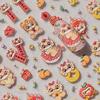 Spring Festival Stickers Chinese Dragon Nail Stickers Dragon Nail Decorations  Girls