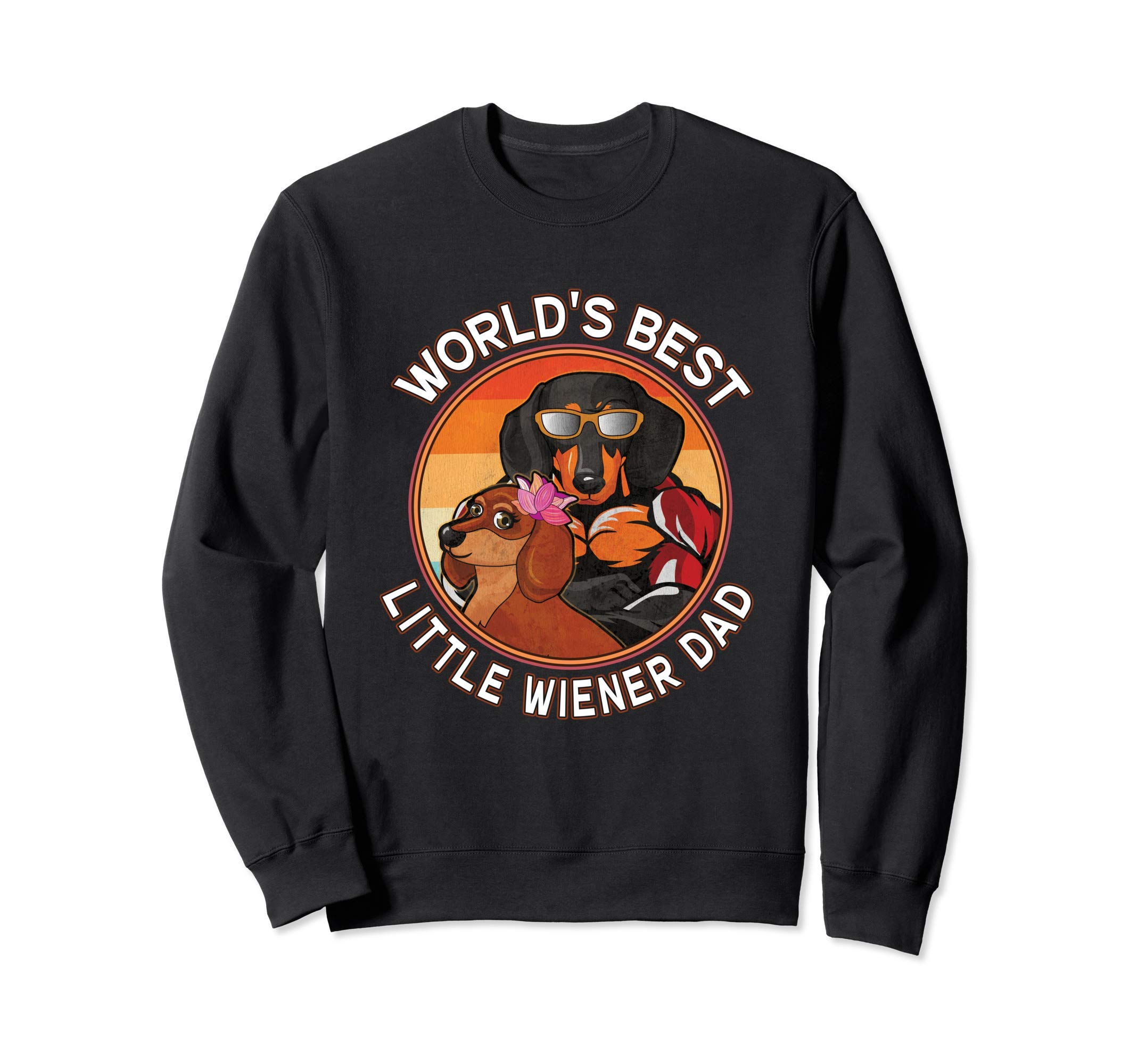 

Funny Dachshund Best Little Weiner Dad Gift Weiner Dog Trainer World s чорний