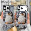 Phone Case: 2D Flat Design Suitable for iPhone 18, 17, 16, 15, 14, 13 Pro Film Protective Case, Couple Style, Diamond Little Penguin, Christmas and Ha