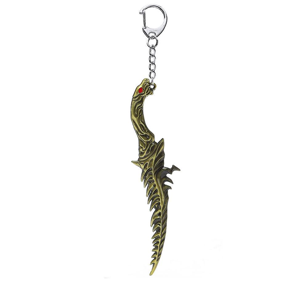 

Elden Ring Dark Moon Greatsword Arm Blade Keychain Ornament