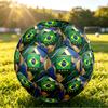 Brasilien Fußball Aufdruck Größe 5 Fußball Ball Verschleißfest Standard Erwachsenen Trainingsfußball Fan Geschenk für Indoor Outdoor Spiel Sport