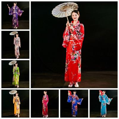 Cosplay Costume Sakura Girl  Kimono Dress Japanese Style Japanese Style Yukata Bathrobe  Geisha