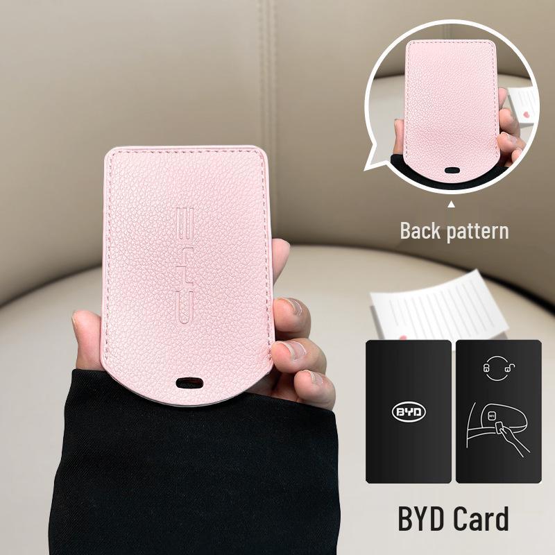 

BYD French Style Leather Key Case for Han, Dolphin, Seagull, Song Plus, DMI Yuan Plus, Tang