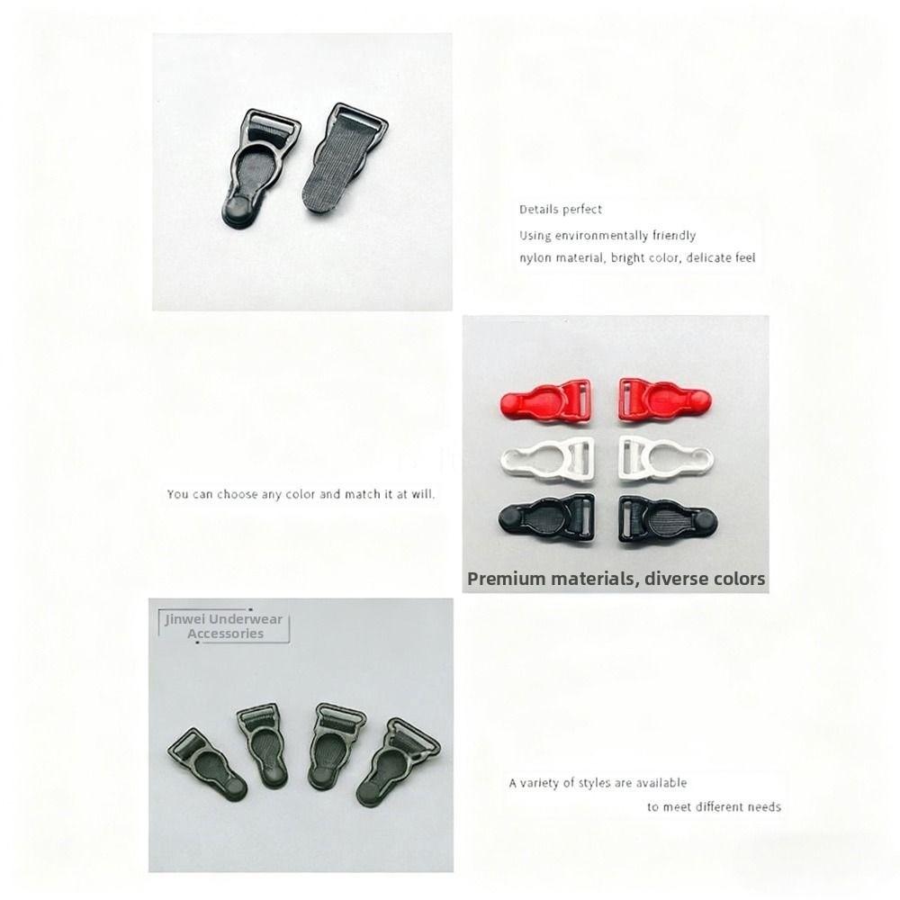 10pcs 12mm/18mm Suspender Ends Hooks Nylon Suspender Clips Corset Leg Garter Belt Clip