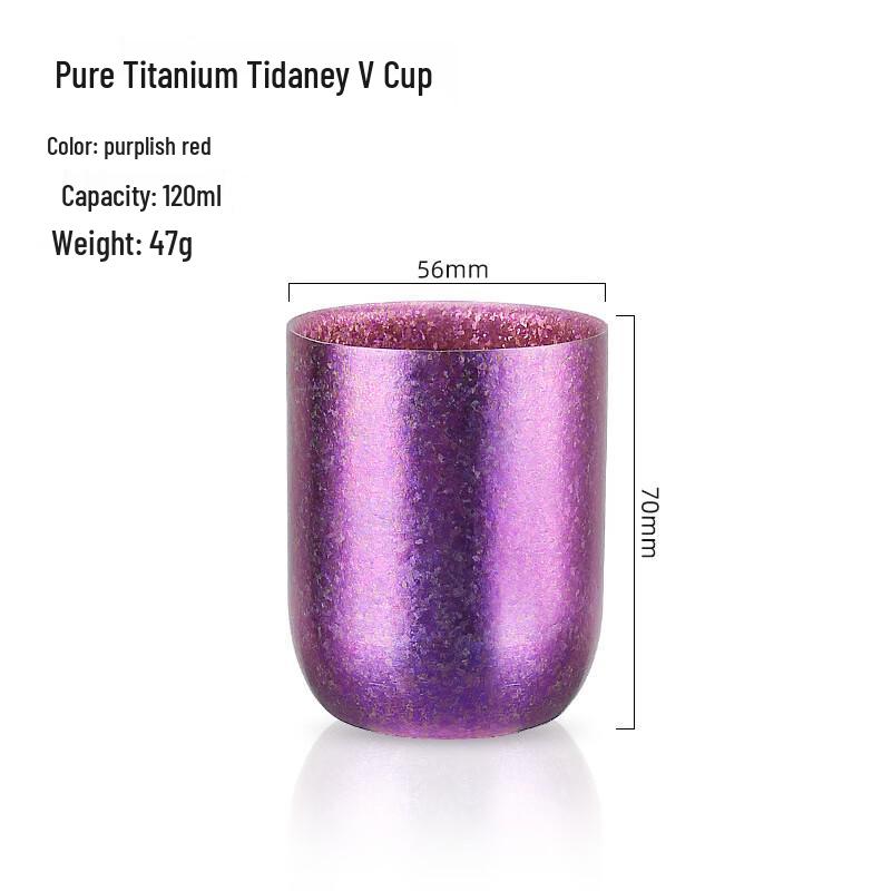 

MINGHUI Double-Wall Pure Titanium Outdoor Mug