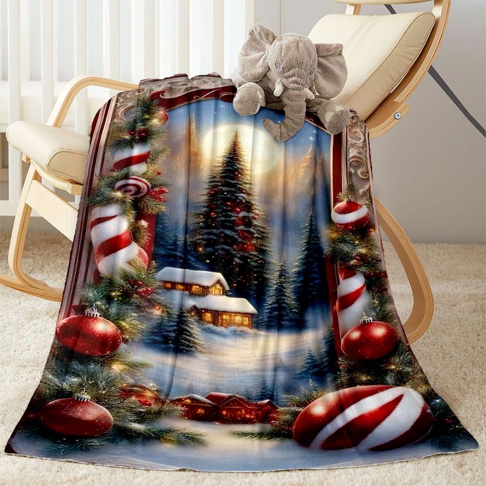 Christmas 257 Blanket Durable Comfort Great for Bed Bedding Office All-Season Use Modern Unique Gift for Family and Friends Camping