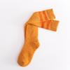 5/10 Pairs Casual Coral Velvet Socks for Women No Shedding Two Stripes Calf Length Socks Knee High Women's Socks Warm Long Socks Home Socks