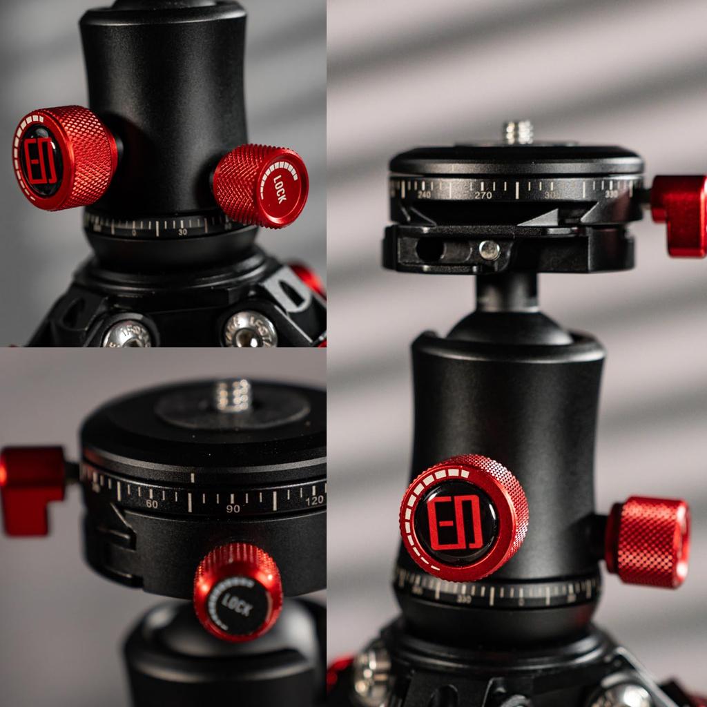 IFOOTAGE MP30 Dual Panoramic Photography Tripod Ball Professional Aluminum Ball Head for DSLR 10kg and Tilt Angle 360° Head, Tripods, Monopods,