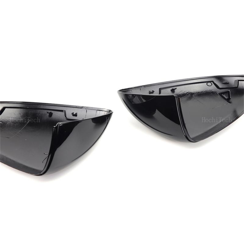 For Mercedes C E S GLC Class W206 X206 S206 X254 W214 W223 EQE EQS AMG Black Carbon Look Rear View Mirror Case Cover Accessories