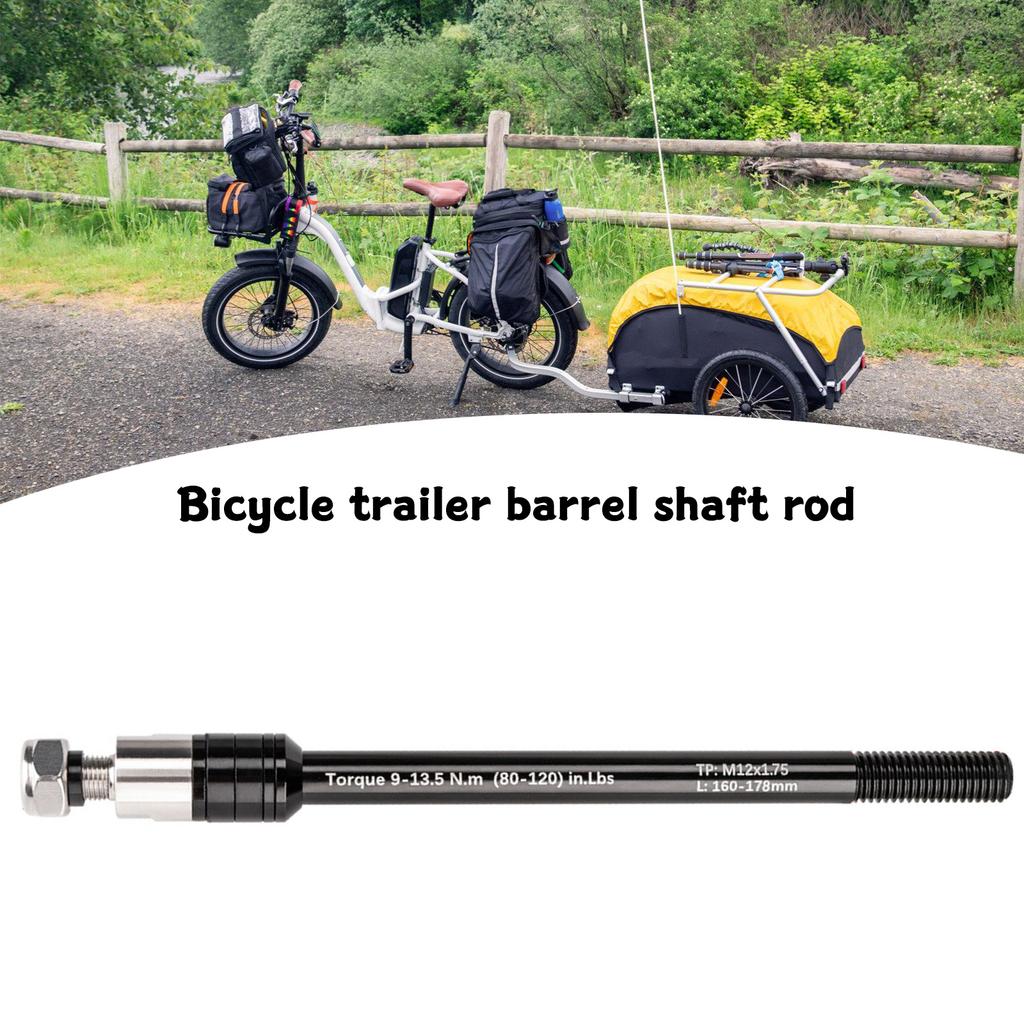 Adattatore per Bici con perni passanti standard Gancio per carrello bici Adattatore per perni passanti 12 mm con passo filettatura 1.0/1.5/1.75