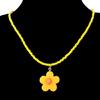 Rice Bead Flower Necklace Hawaii Beach Necklace Jewelry Suitable for Ladies Girl
