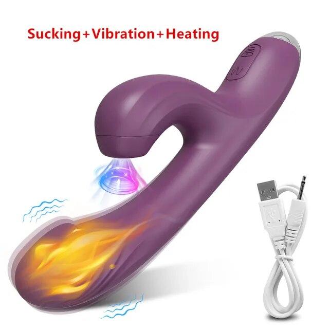 Powerful Thrusting Sucking Vibrator Female Sucker Clitoris Stimulator G Spot Dildo Massager Adult Goods Sex Toys Shop for Women