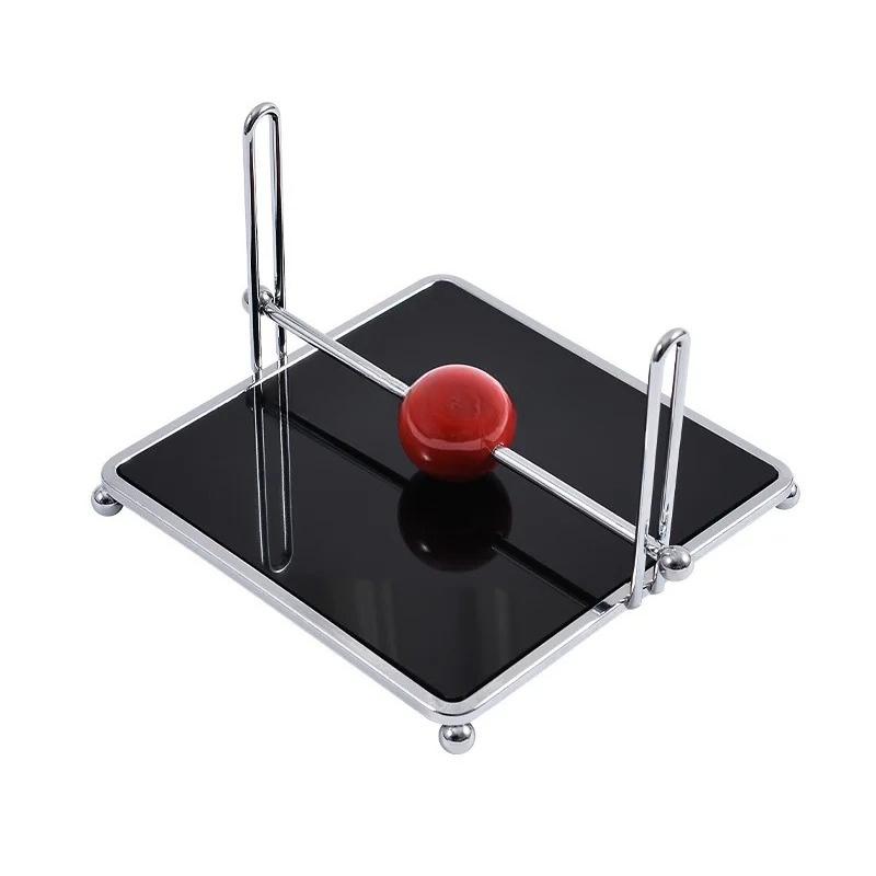 Mid-Century Light Luxury Square Paper Towel Holder Paper Towel Dispenser Tissue Paper Box Napkin Holder