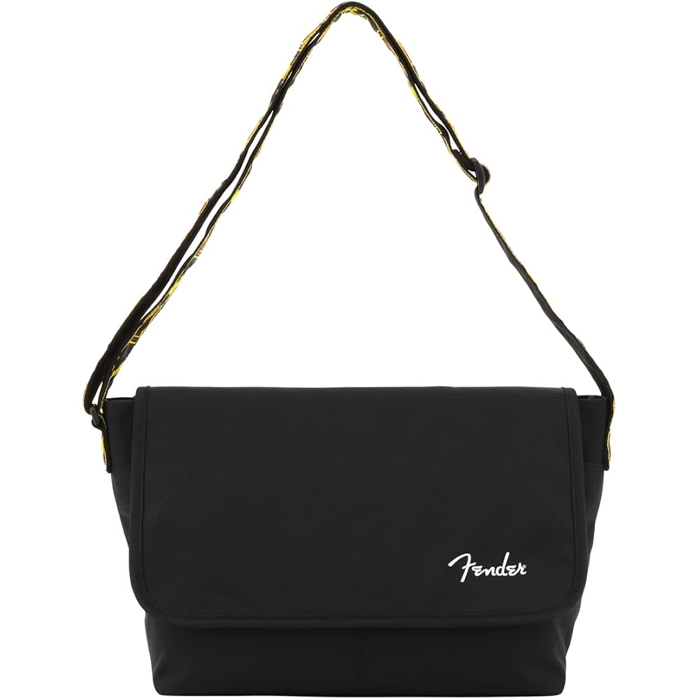 [Fender] Shoulder Bag L Size 950-6053 Large Messenger Bag [01] Black