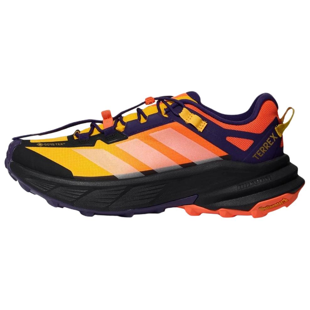 Adidas Terrex Freehiker Sl Gore-Tex Lightweight Slip-Resistant Durable Waterproof Hiking Shoes Unisex Hiking Shoes Deep-Yellow KZ7355