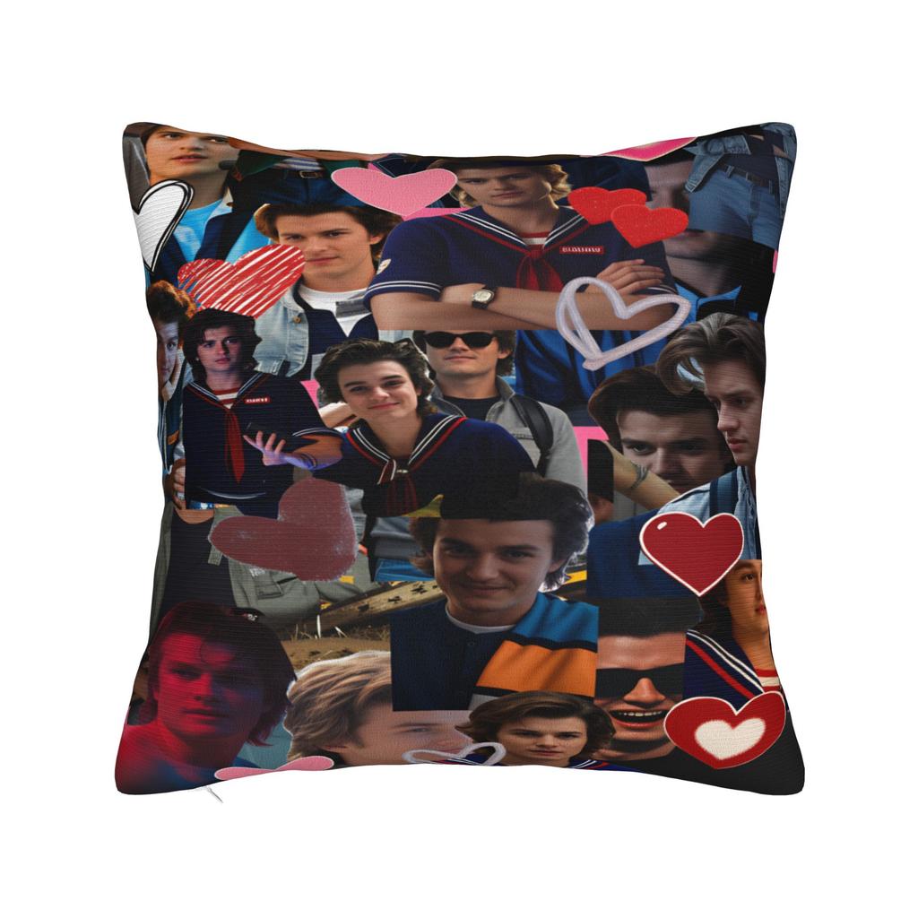 Steve Harrington Pillow Case Square Pillow Cover Novelty Cushion Cover For Sofa Car Home Decor