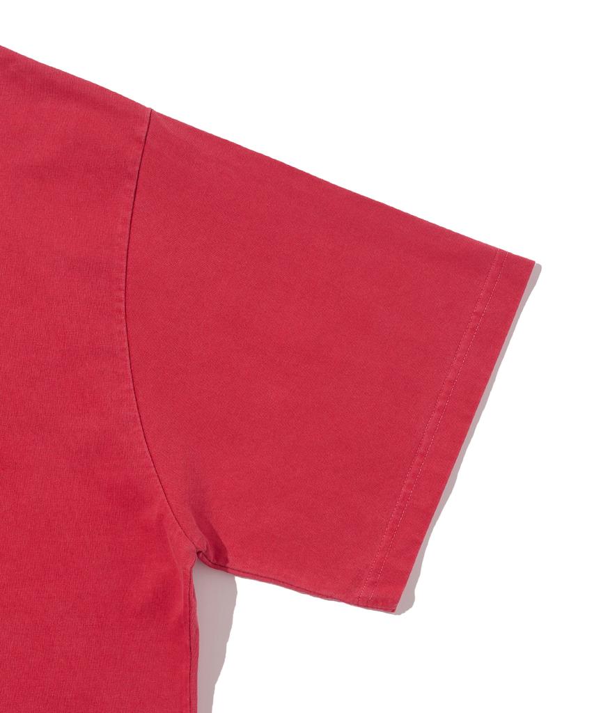 CARGOBROS Pigment Overbox Short Sleeve Tee (Red)