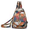 Mochila de Piel Suave con Cremallera y Empalmes para Mujer, Bolso de Pecho de Gran Capacidad, Diseño Nuevo Duradero y Bonito