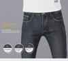 Leedex Herre Vår/Sommer Rettben Elastiske Jeans - Casual og Lettvekt