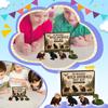 3D Perlen-Tier-Set DIY Tiere Set Enthält Materialien und Anleitungen zur Herstellung von vier Tierfiguren Geeignet für Anfänger und Hobbybastler