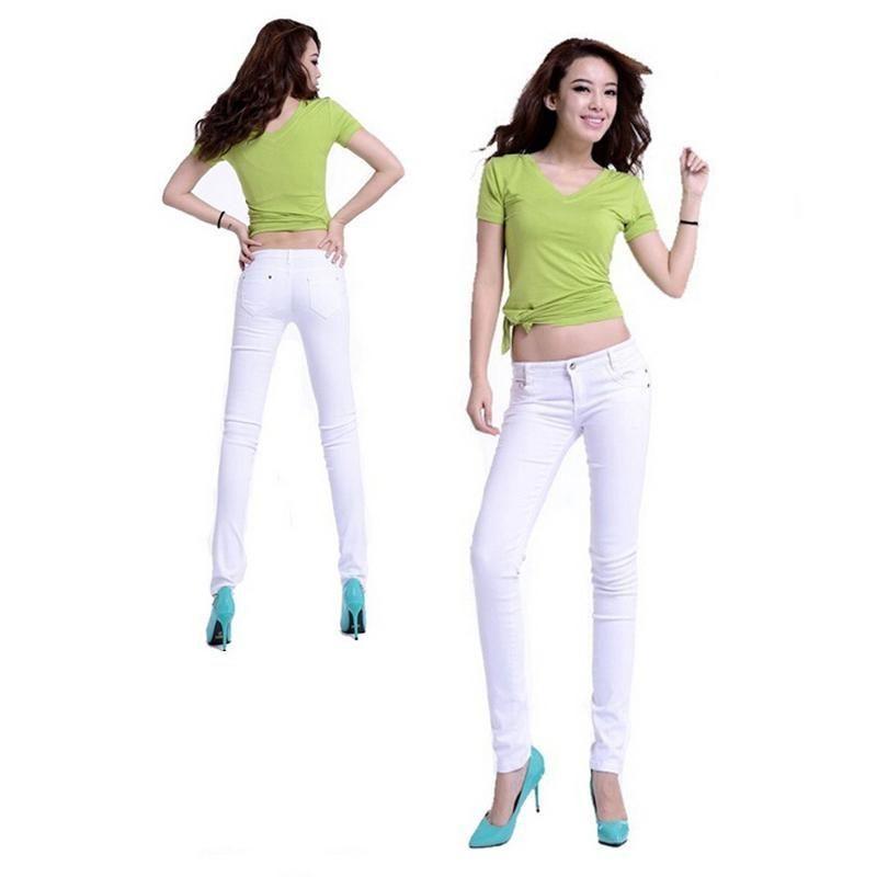 Premium Quality Spring Fashion Female Stretch Candy Colored Pencil Women's Pants