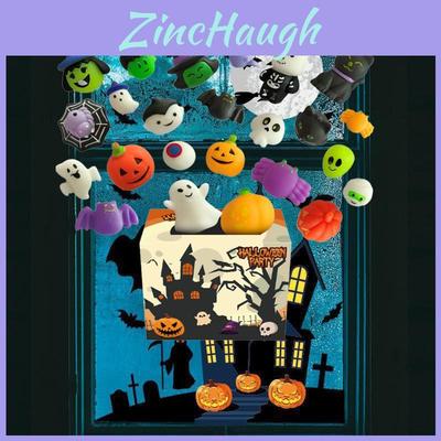 Cute And Creepy Squishies 24pcs Mini Halloween Squishy Collection For Party Favors